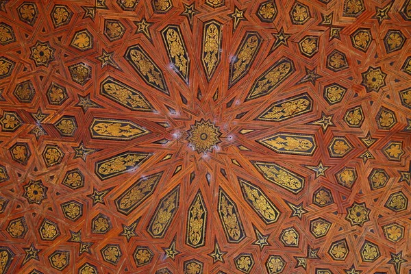 Όμορφη Μαυριτανική Σχεδίαση Στυλ Της Αλάμπρα Γρανάδα Ανδαλουσία Ισπανία Ευρώπη — Φωτογραφία Αρχείου