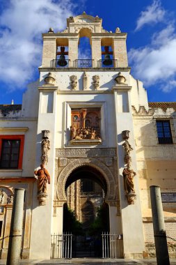 Seville Katedrali olarak bilinen Sevilla Katedrali 'nin Aziz Mary Katedrali Sevilla İspanya' daki Katolik Katedrali.