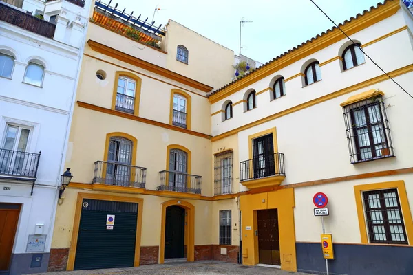 Belle Rue Colorée Séville Andalousie Espagne Sud Europe Sud — Photo