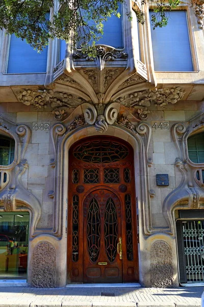 Facade Modernist House Casa Comalat Spanish Architect Valeri Pupurull — Stock Photo, Image