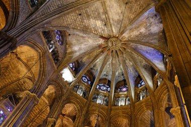 14. yüzyıl Gotik Barselona Katedrali (Catedral de Barcelona) 13 kaz ünlü tutulur
