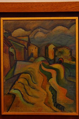 Joan Miro onuruna İspanya 'nın Barcelona kentindeki Montjuic tepesinde bulunan bir modern sanat müzesi olan Fundacio Joan Miro' daki sanat koleksiyonları.