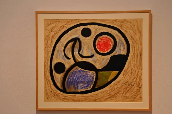 Coleções Artes Fundacio Joan Miro Museu Arte Moderna Homenageando Joan — Fotografia de Stock