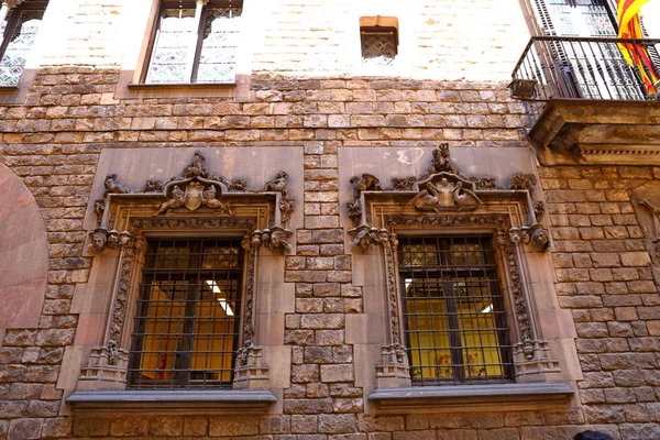 Vistas Calle Con Ejemplos Edificios Barcelona España — Foto de Stock