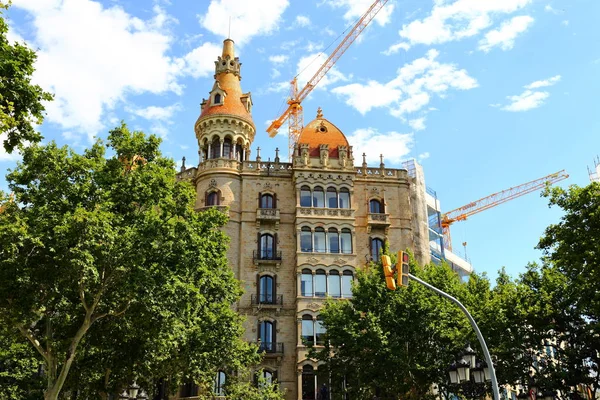Casos Antoni Rocamora Street View Example Buildings Barcelona España — Foto de Stock