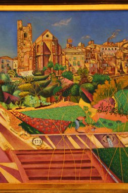 Joan Miro onuruna İspanya 'nın Barcelona kentindeki Montjuic tepesinde bulunan bir modern sanat müzesi olan Fundacio Joan Miro' daki sanat koleksiyonları.