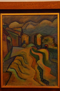 Joan Miro onuruna İspanya 'nın Barcelona kentindeki Montjuic tepesinde bulunan bir modern sanat müzesi olan Fundacio Joan Miro' daki sanat koleksiyonları.