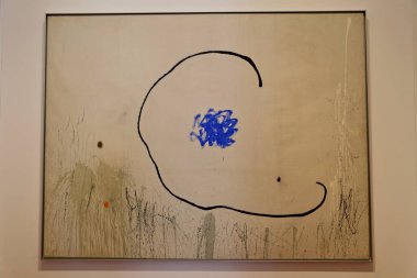 Joan Miro onuruna İspanya 'nın Barcelona kentindeki Montjuic tepesinde bulunan bir modern sanat müzesi olan Fundacio Joan Miro' daki sanat koleksiyonları.