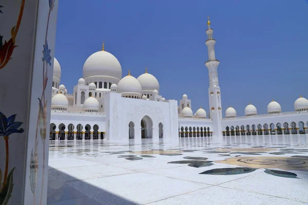 Sheikh Zayed Grand Mosque Center Szgmc Mezquita Más Grande Los — Foto de Stock