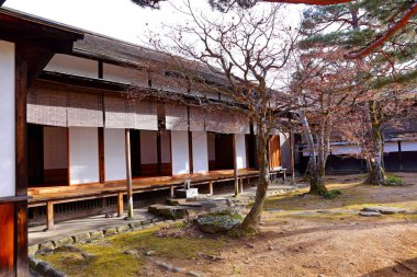 Hida-Takayama, Gifu, Takayama, Japonya 'daki geleneksel devlet dairesinde iyi korunmuş.