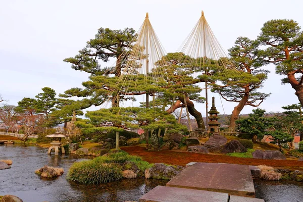 Kenroku Gelegen Kanazawa Ishikawa Japan Een Van Drie Grote Tuinen — Stockfoto