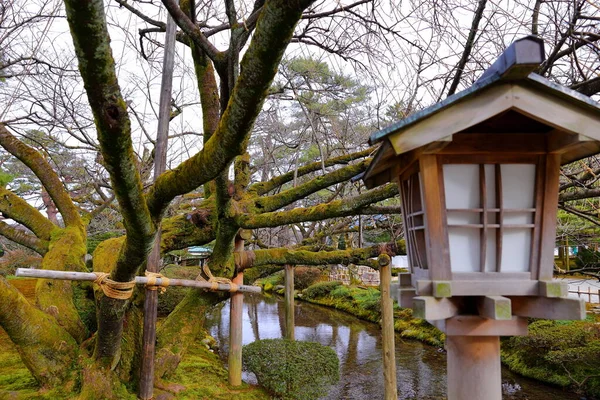 Kenroku Kanazawa Ishikawa Japan Einer Der Drei Großen Gärten Japans — Stockfoto