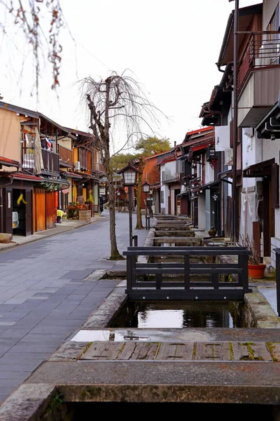 Las Antiguas Casas Japonesas Ciudad Hida Furukawa Gifu Japón —  Fotos de Stock