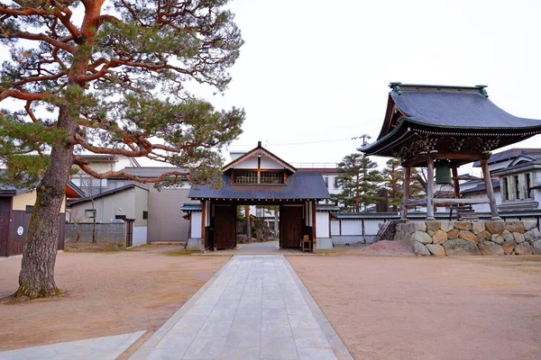 Antigo Templo Japonês Histórico Pequena Cidade Hida Furukawa Gifu Japão — Fotografia de Stock
