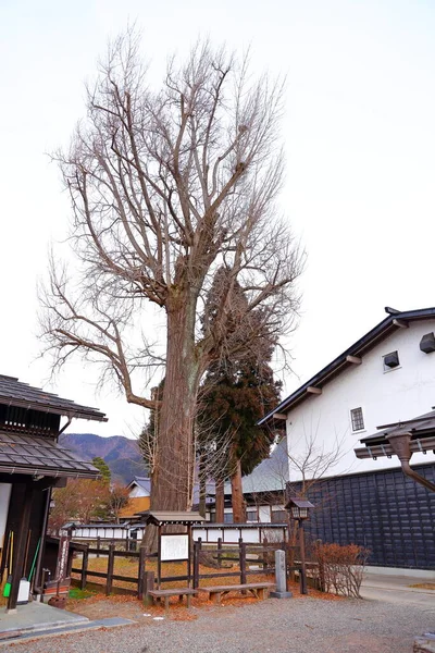 岐阜県飛騨古川町にある小さな町の古民家 — ストック写真
