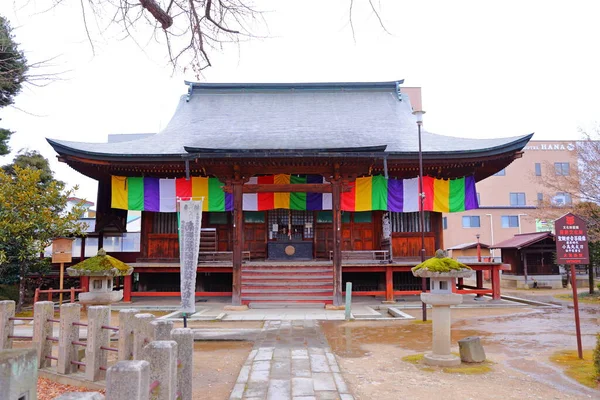 日本高山市Gifu市Hida Takayama老城区保存完好的传统寺庙 — 图库照片