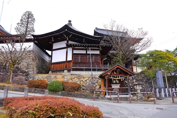 Hida Takayama Gifu Takayama Japonya Daki Geleneksel Tapınak Iyi Korunmuş — Stok fotoğraf