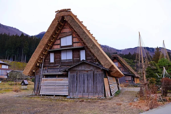Historyczna Wioska Shirakawa Shirakawa Wpisany Listę Światowego Dziedzictwa Unesco Japonii — Zdjęcie stockowe