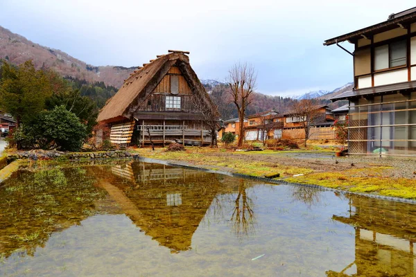 Pueblo Histórico Shirakawa Shirakawa Catalogado Como Uno Los Sitios Del —  Fotos de Stock