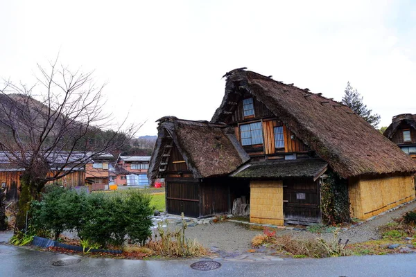Das Historische Dorf Shirakawa Shirakawa Gehört Japans Unesco Welterbe Der — Stockfoto