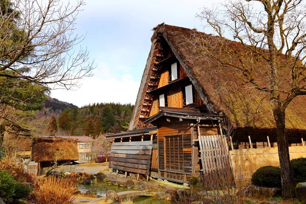 Pueblo Histórico Shirakawa Shirakawa Catalogado Como Uno Los Sitios Del — Foto de Stock