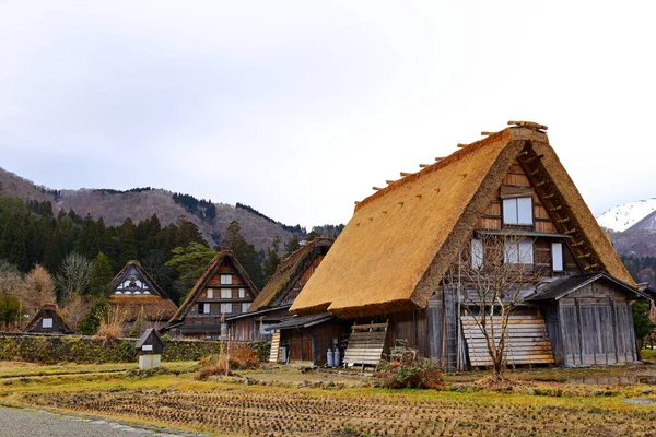 Historyczna Wioska Shirakawa Shirakawa Wpisany Listę Światowego Dziedzictwa Unesco Japonii — Zdjęcie stockowe