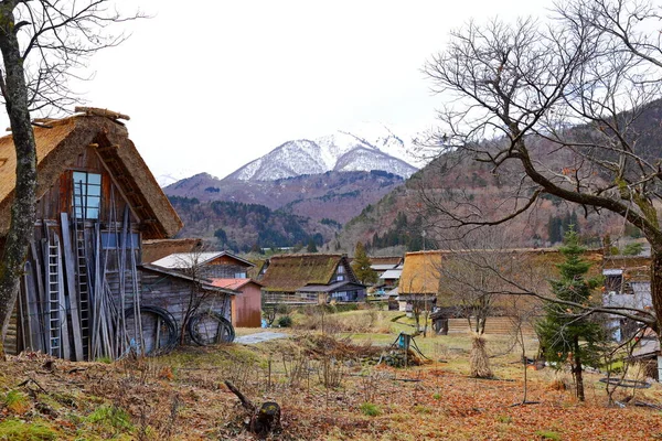 Das Historische Dorf Shirakawa Shirakawa Gehört Japans Unesco Welterbe Der — Stockfoto