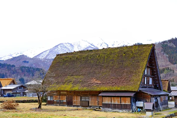 Historisch Dorp Shirakawa Shirakawa Staat Werelderfgoedlijst Van Unesco Japan Prefectuur — Stockfoto
