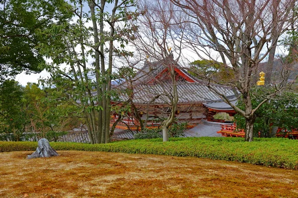 日本京都内吉市Byodoin Complex的传统日本建筑 — 图库照片