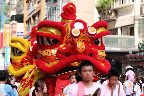 Taipei Taiwan 2014 Április Szent Tábornokok Parádéja Matsu Templomi Vásáron — Stock Fotó