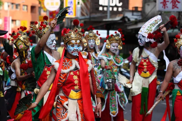 Taipeh Taiwan April 2014 Parade Heiliger Generäle Auf Der Matsu — Stockfoto