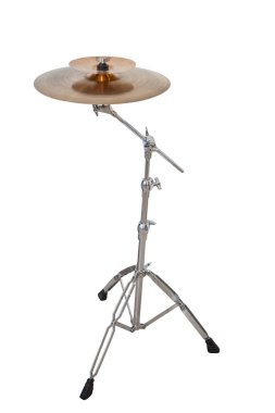 Beyaz arka plan üzerinde izole klasik müzik enstrüman plaka