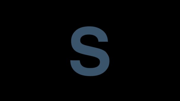 Lettres de police dessinées Loopable Animated 