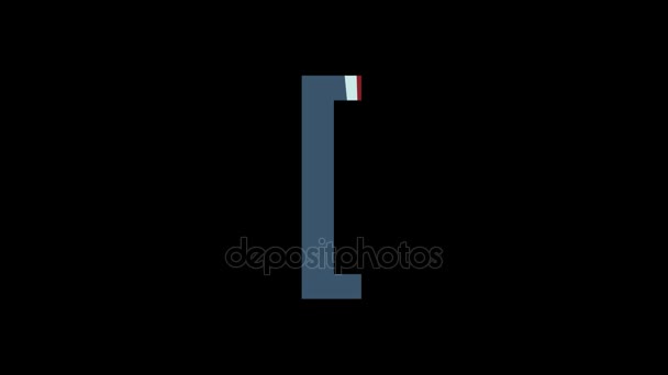 Lettres de police dessinées Loopable Animated 