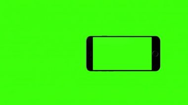 Yeşil arka plan akıllı telefon açar