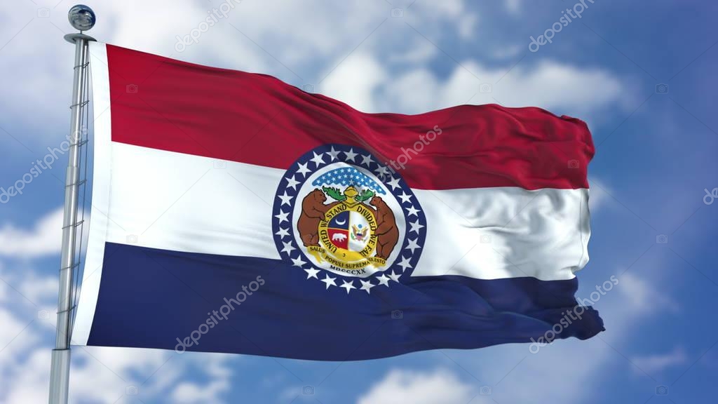 Missouri Waving Flag