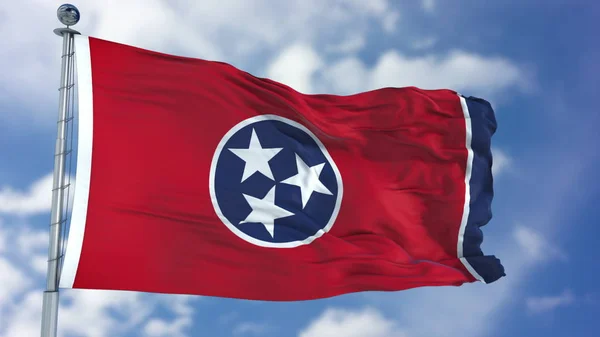 Tennessee acenando bandeira — Fotografia de Stock