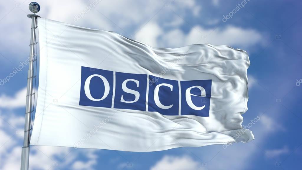 OSCE Waving Flag