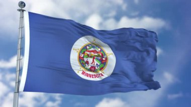 Minnesota bayrak sallayarak