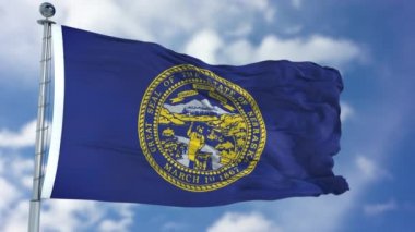 Nebraska bayrak sallayarak