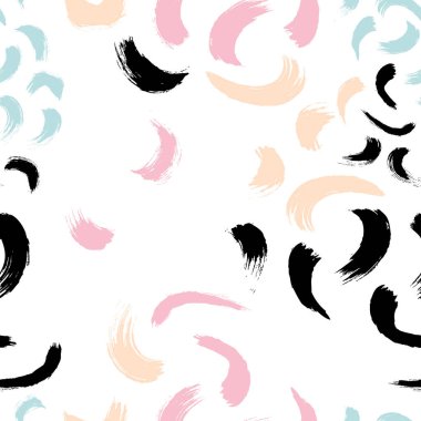 Fırça konturu Seamless Modeli