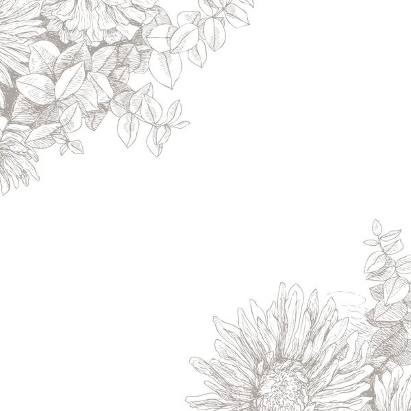 Εκλεκτής ποιότητας floral φόντο για το κείμενό σας — Διανυσματικό Αρχείο