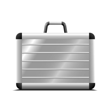 Vektör çizim demir diplomat.