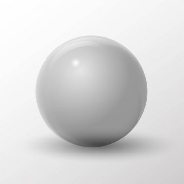 Renkli parlak top vektör çizim.