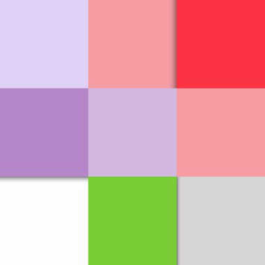 Vektör arka plan çok renkli kareler.