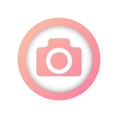 Kamera simgeler vektör çizim.