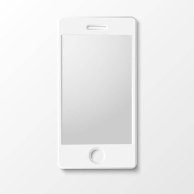 Akıllı telefonun vektör çizimi.