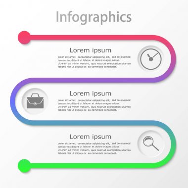 Vektör soyut çizim. Infographics.