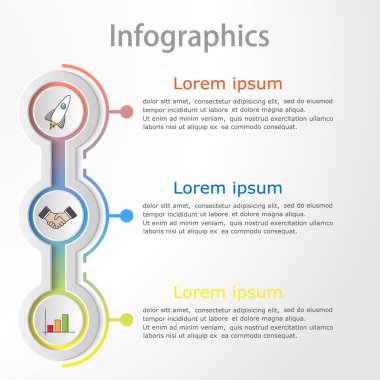 Vektör soyut çizim. Infographics.