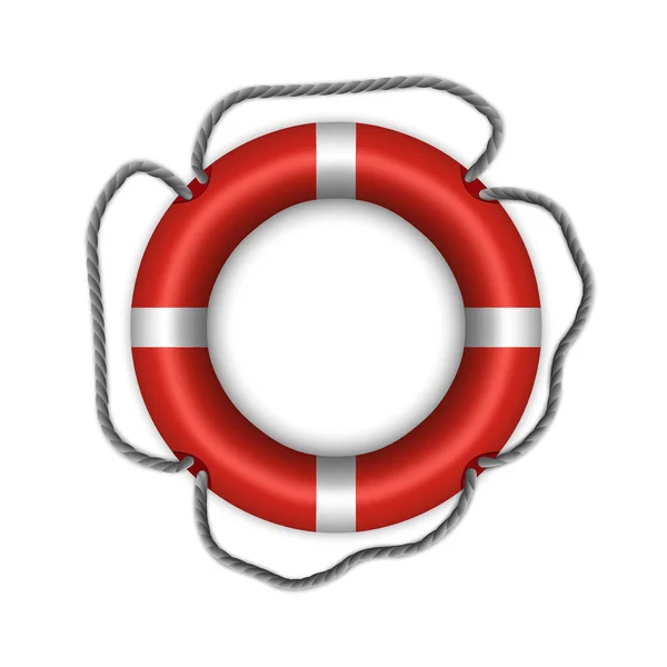 Vector illustration of a life buoy. — Stock Vector